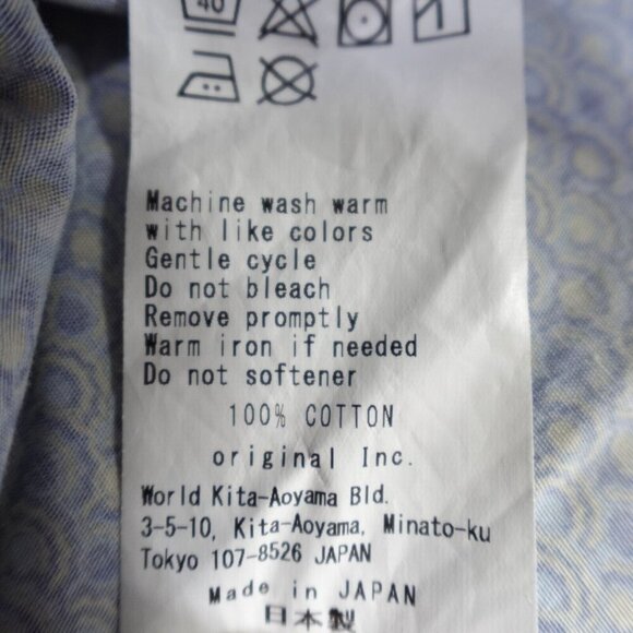 Original Stitch Shirt 2XL Blue All Over Print Pikachu Surfing Made in Japan - Picture 6 of 11